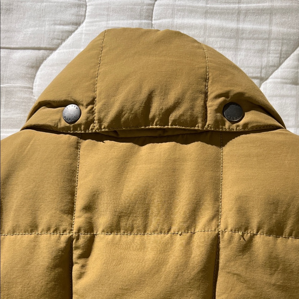 J. Crew Men's Quilted Puffer Jacket — Tan Caramel — Medium - Picture 4 of 8